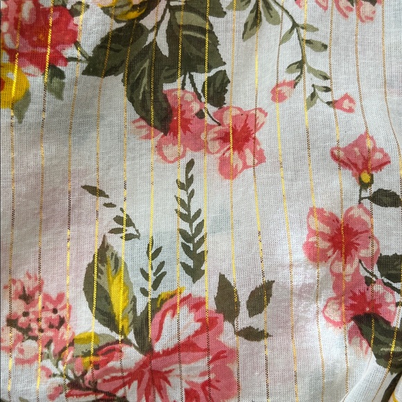 Aratta Color Story Mustard Floral Tassel Boho Hippie Open Front Kimono One Size - Picture 6 of 13